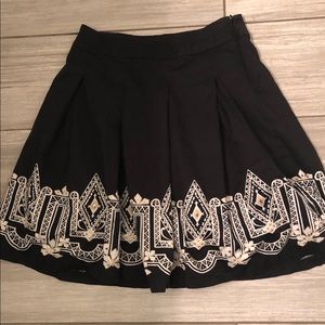 White House black market skirt with metal detail